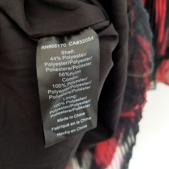 Hutch Black and Red Floral Mini Dress - Picture 13 of 16